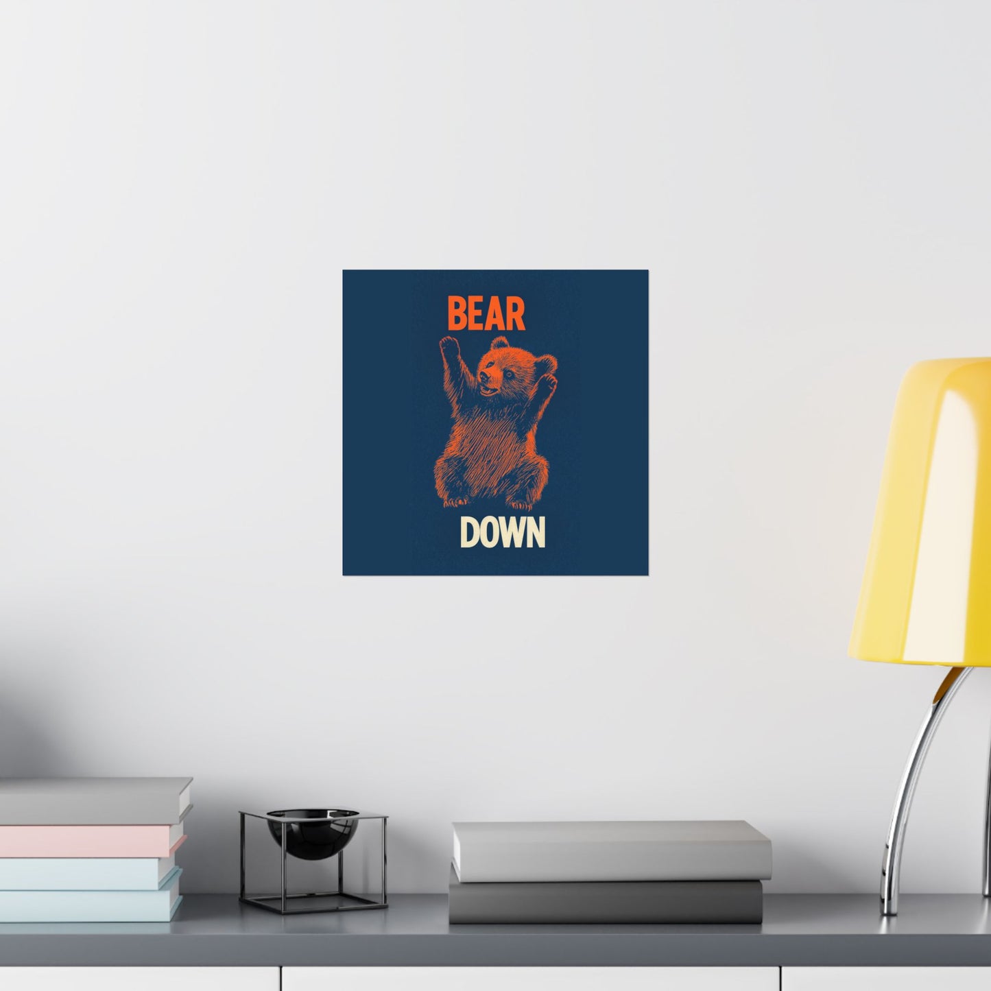 Vintage Cheer Bear Poster