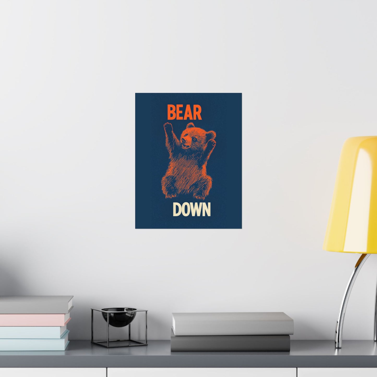 Vintage Cheer Bear Poster