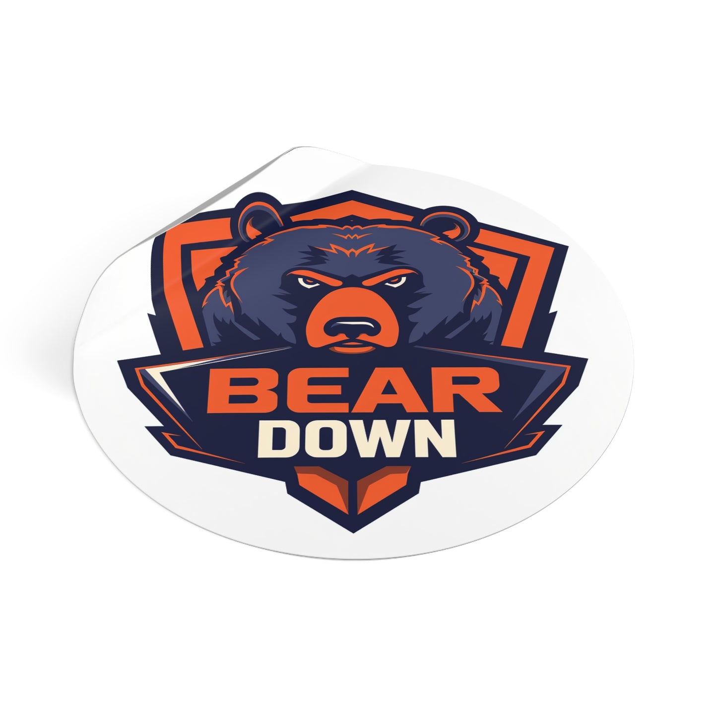 Bear Down Flight Crew Sticker