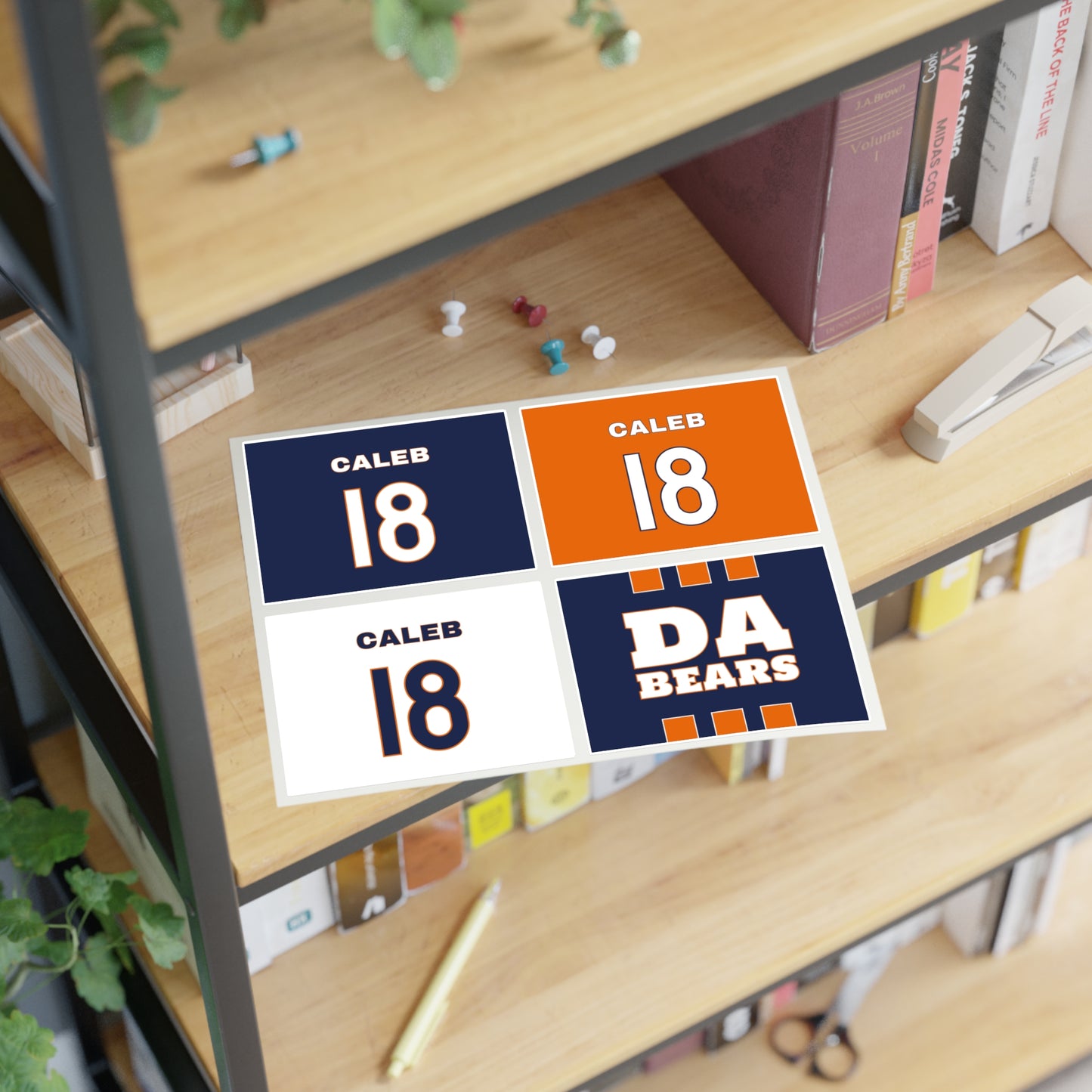 Caleb Williams Bears Sticker Pack β 4 Stickers