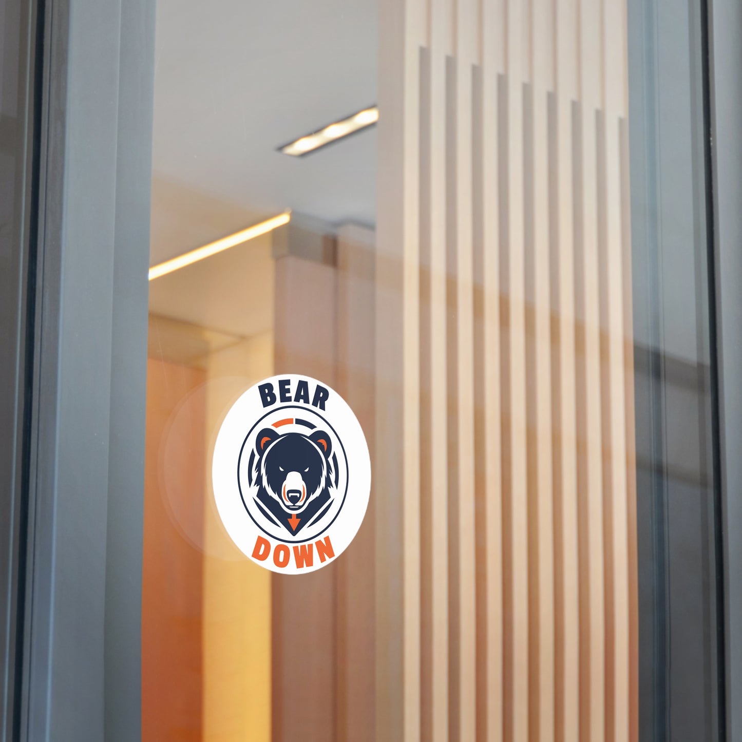Bear Down Logo Sticker