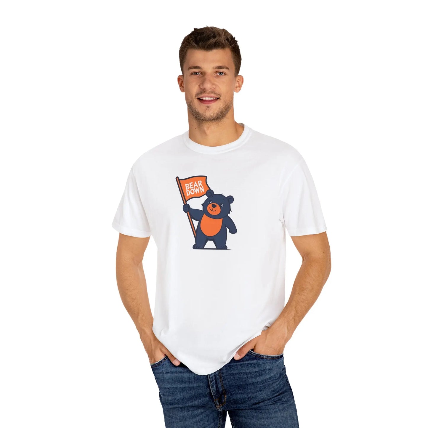 Bear Down Rally Flag Tee Printify