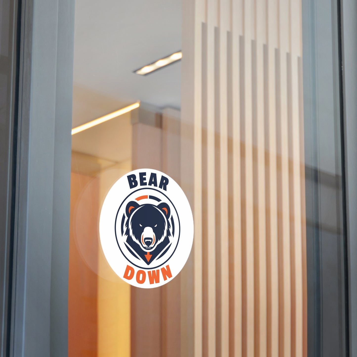 Bear Down Logo Sticker