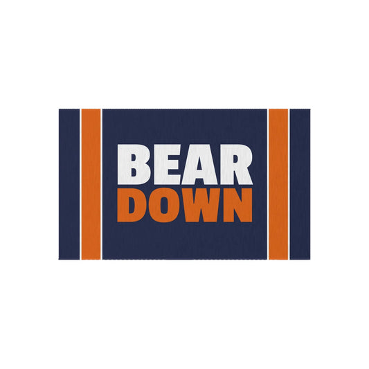 Bear Down Tailgating Outdoor Rug Printify