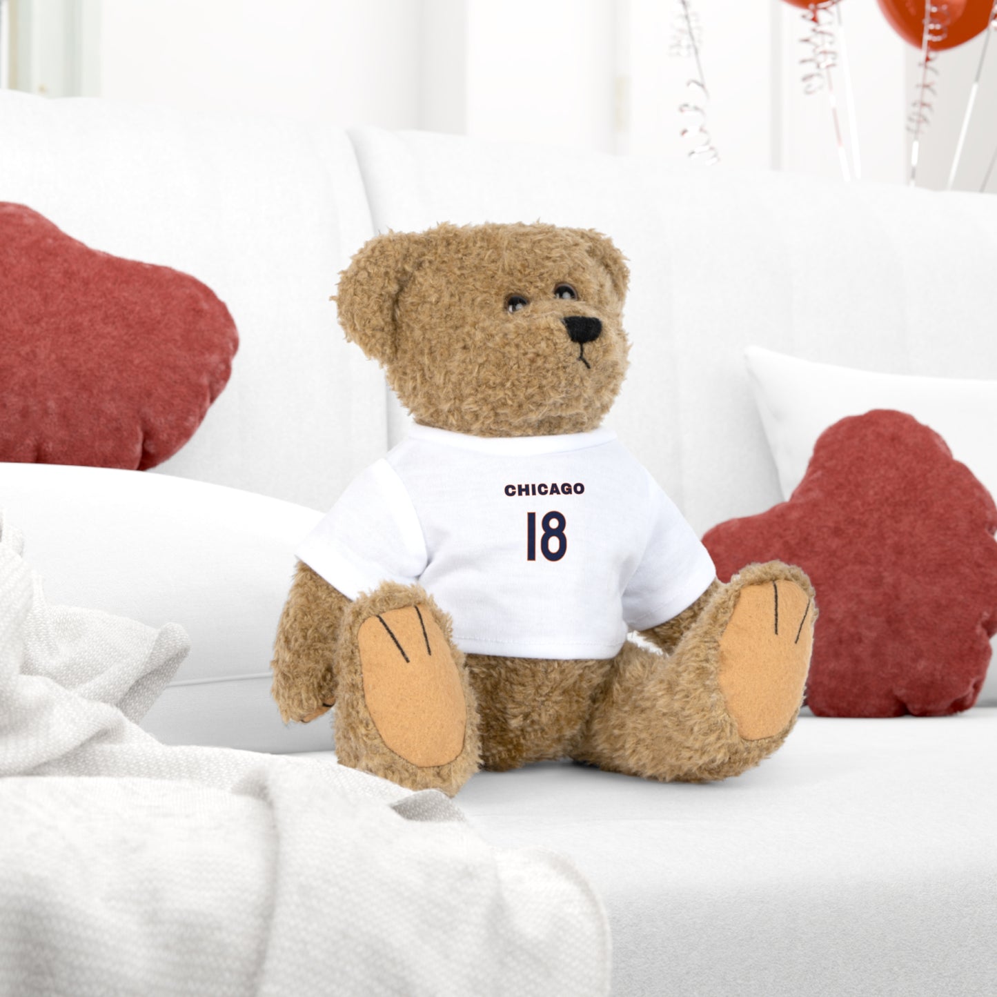 Football Plush Teddy Bear