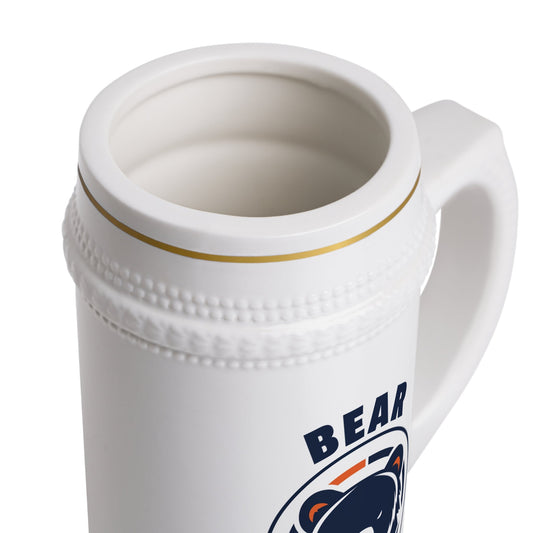 Bear Down Logo Beer Stein Printify