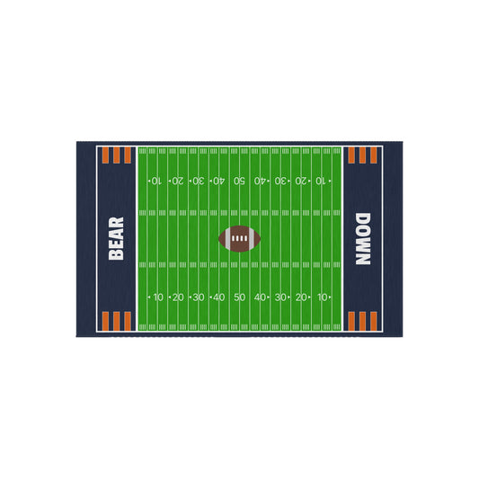 Chicago Bears Football Field Rug