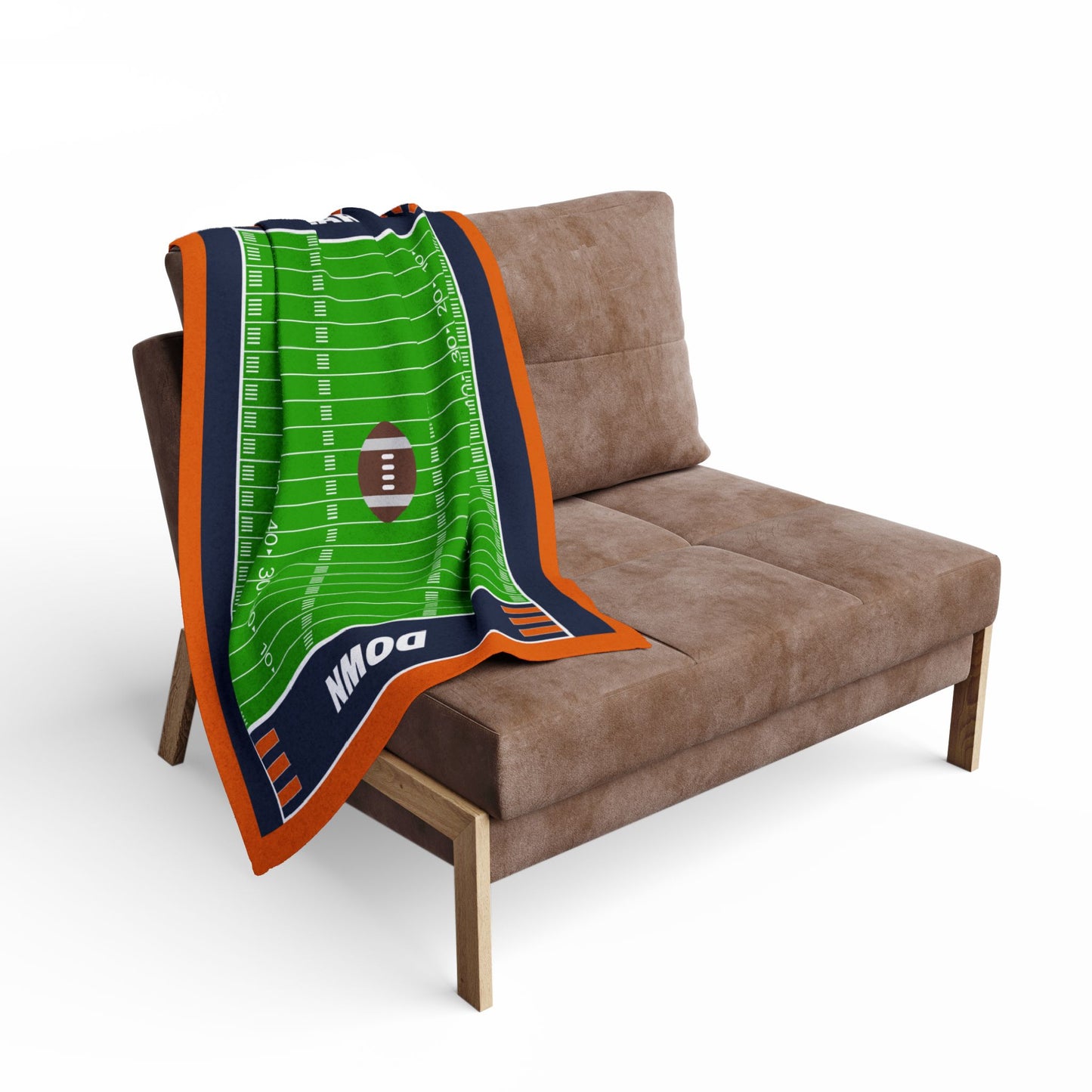 Bear Down Football Field Blanket - The Ultimate Game Day Essential