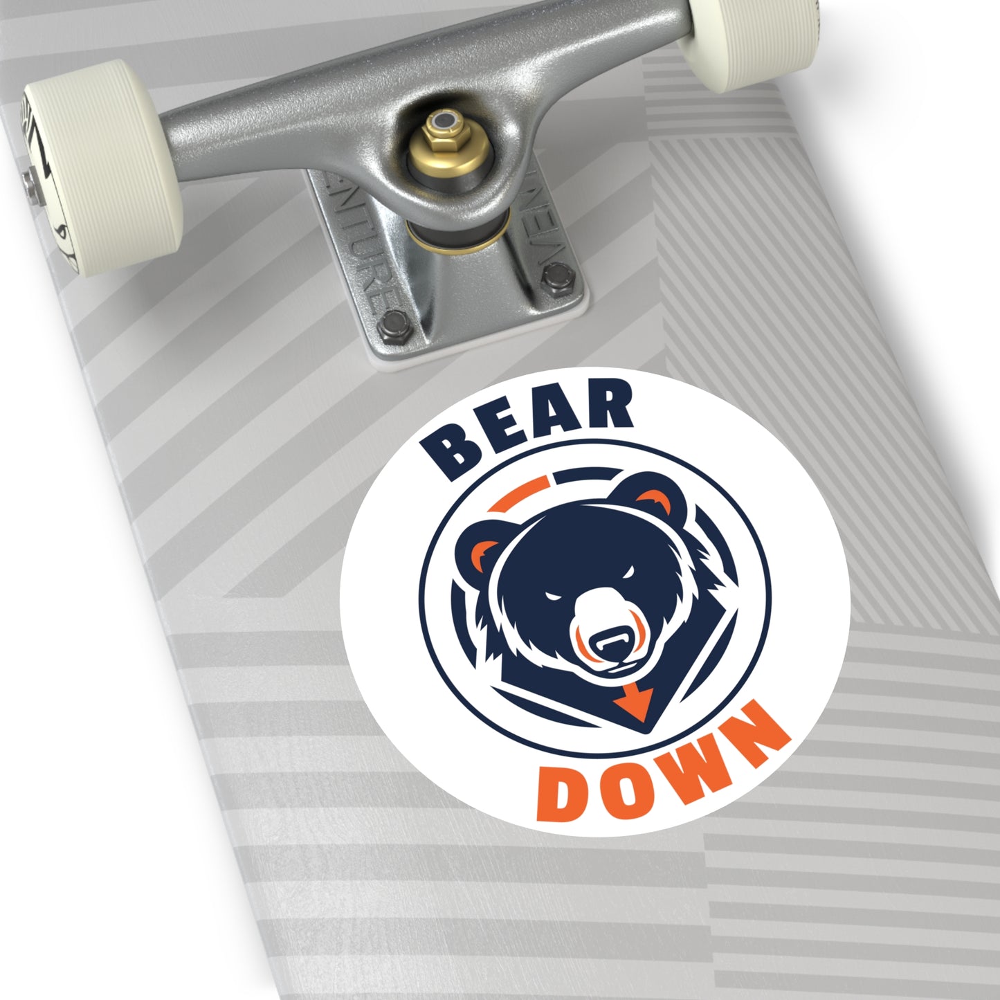 Bear Down Logo Sticker