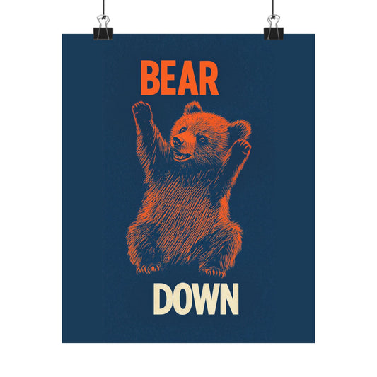 Vintage Cheer Bear Poster