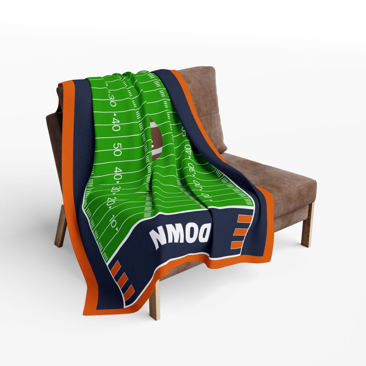 Bear Down Football Field Blanket - The Ultimate Game Day Essential