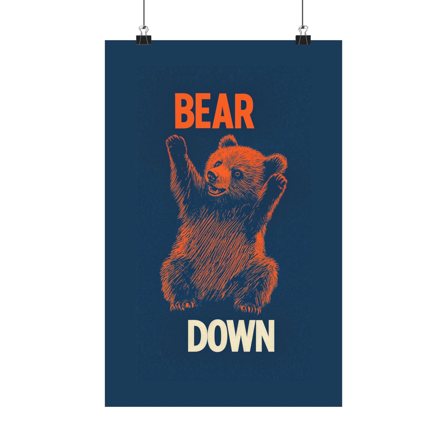 Vintage Cheer Bear Poster