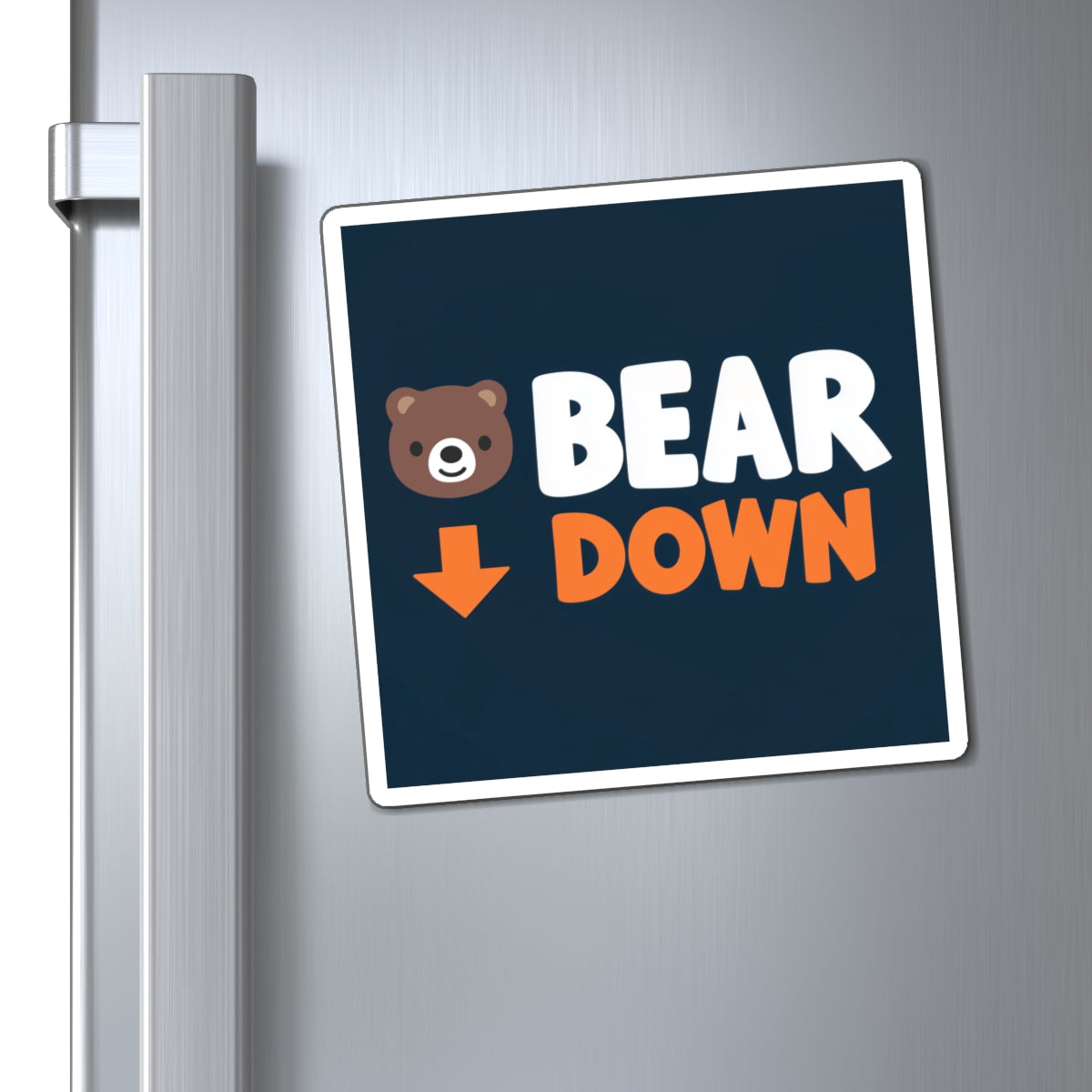 Bear Down Emoji Magnet - Chicago Bears Fridge Magnet - Paper products - No Context Bears