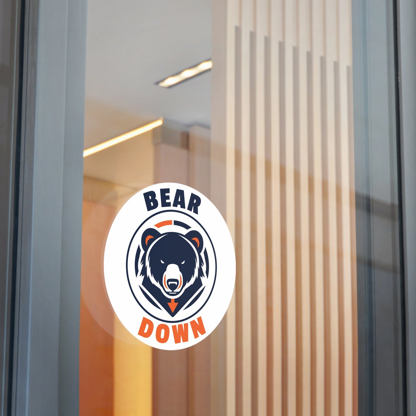 Bear Down Logo Sticker