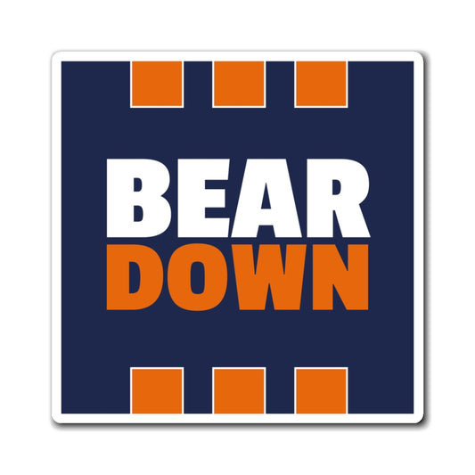 Bear Down Jersey Magnet