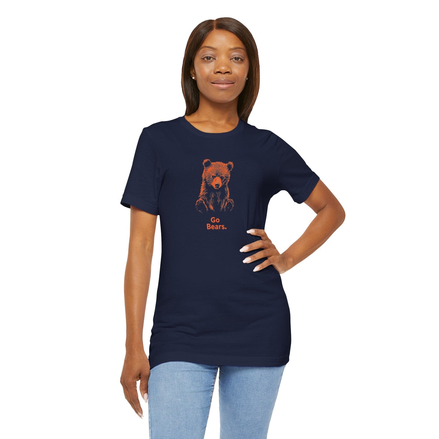 Go Bears Simple Vintage Tee Printify