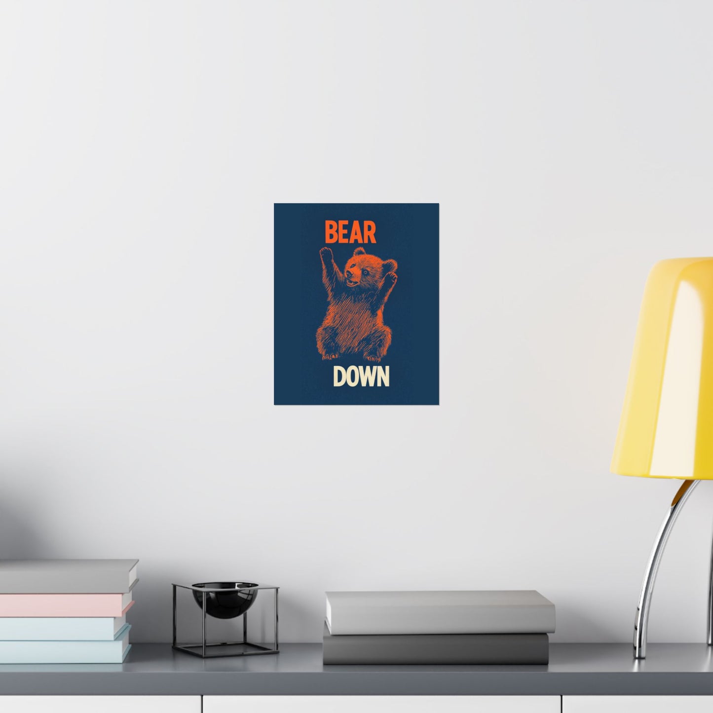 Vintage Cheer Bear Poster