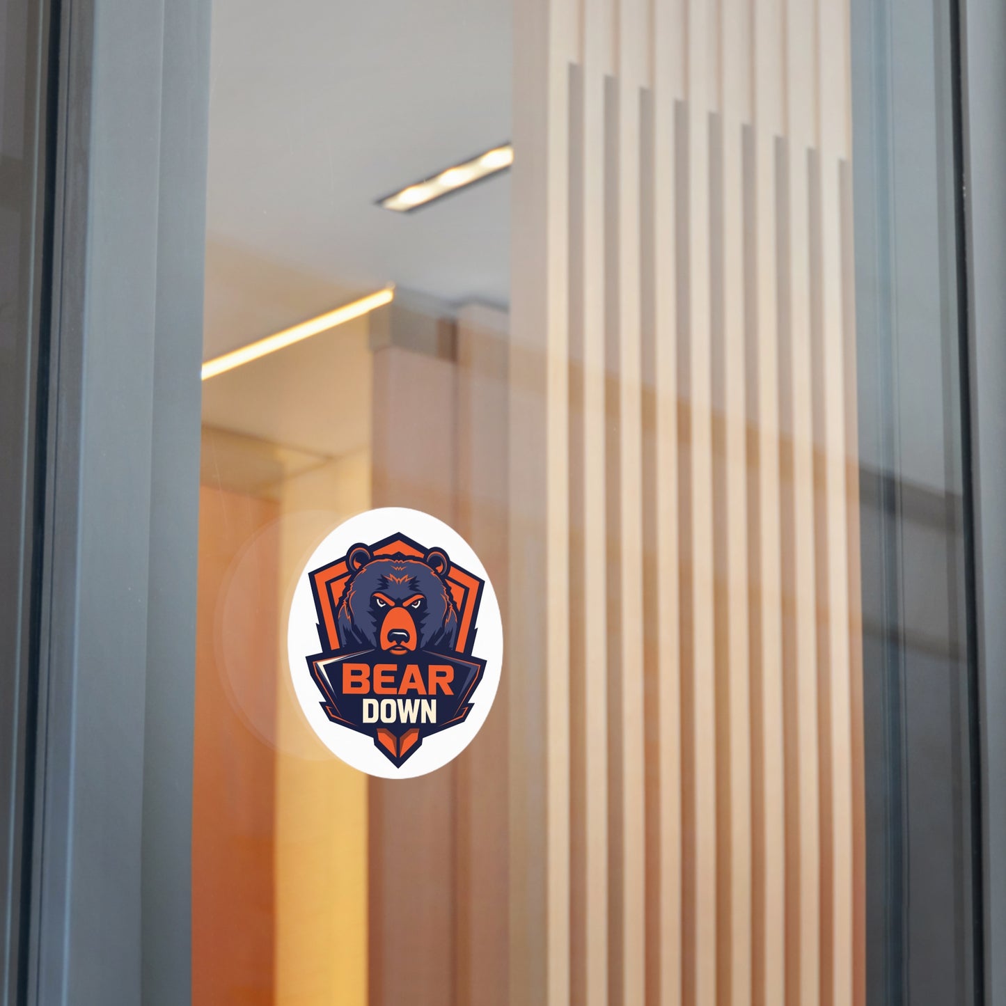 Bear Down Flight Crew Sticker