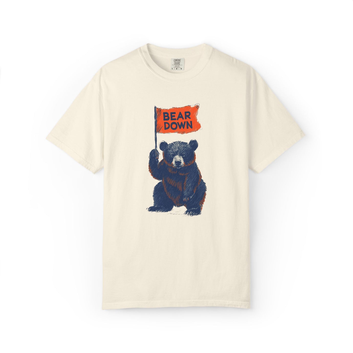 Cute Vintage Bear Flag T-Shirt - Retro Style for Chicago Bears Fans