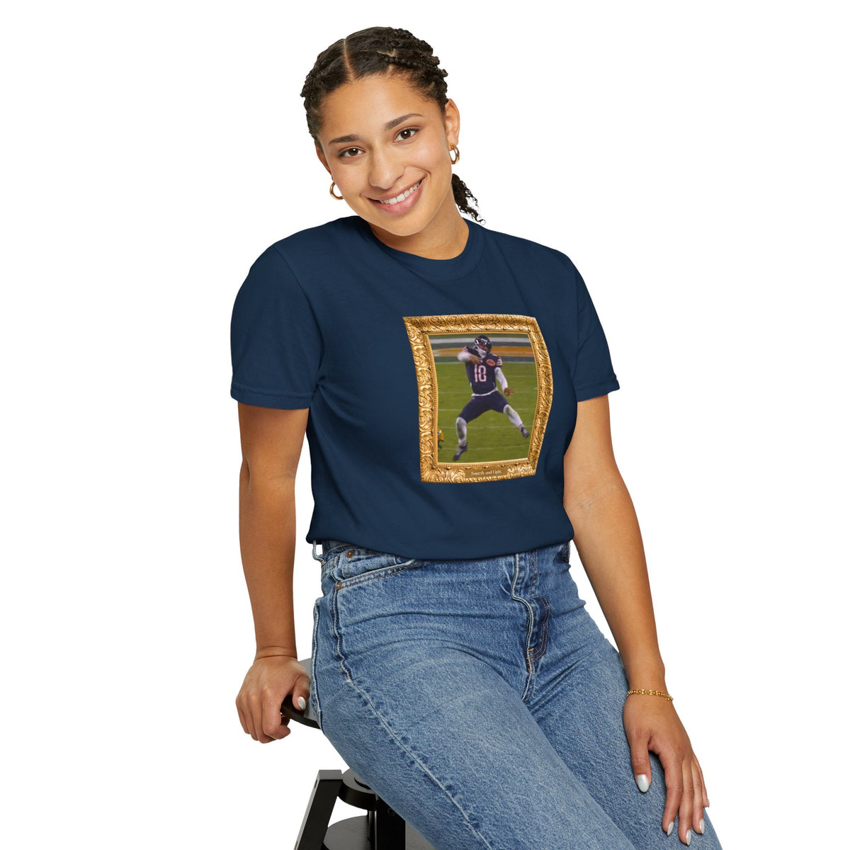 Caleb Williams 4th and 8 T-Shirt - T-Shirt - No Context Bears