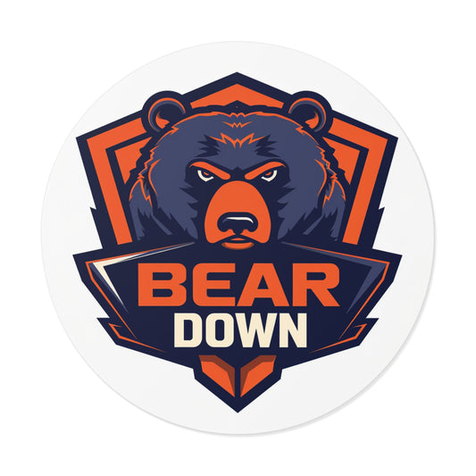 Bear Down Flight Crew Sticker