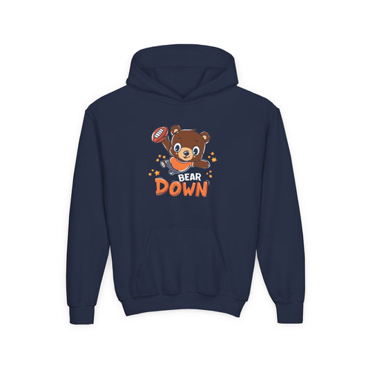 Bear Down Kids Hoodie Printify