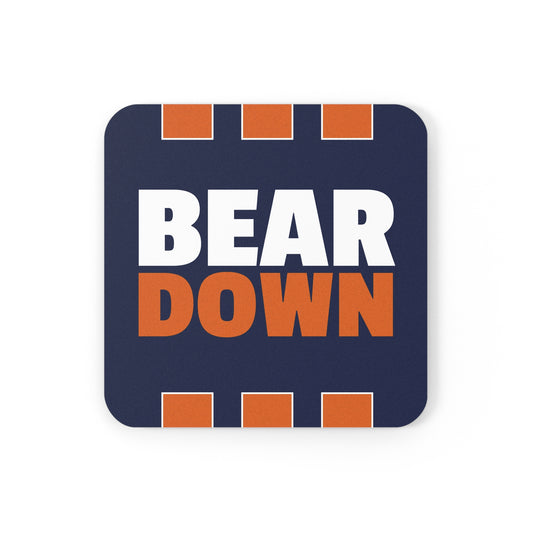 Bear Down Jersey Coaster