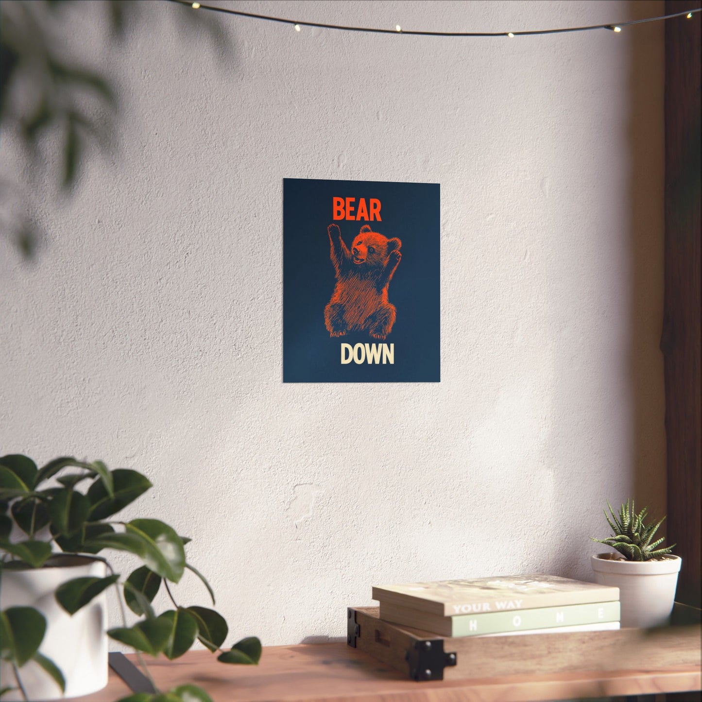 Vintage Cheer Bear Poster