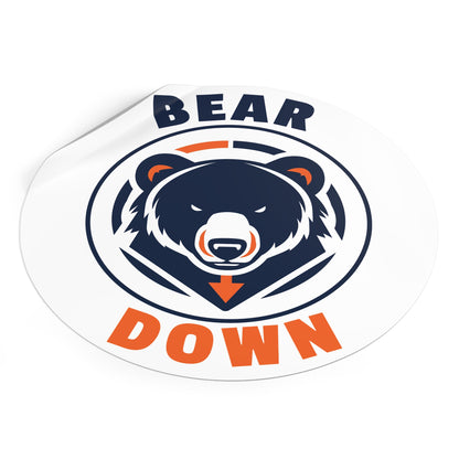Bear Down Logo Sticker