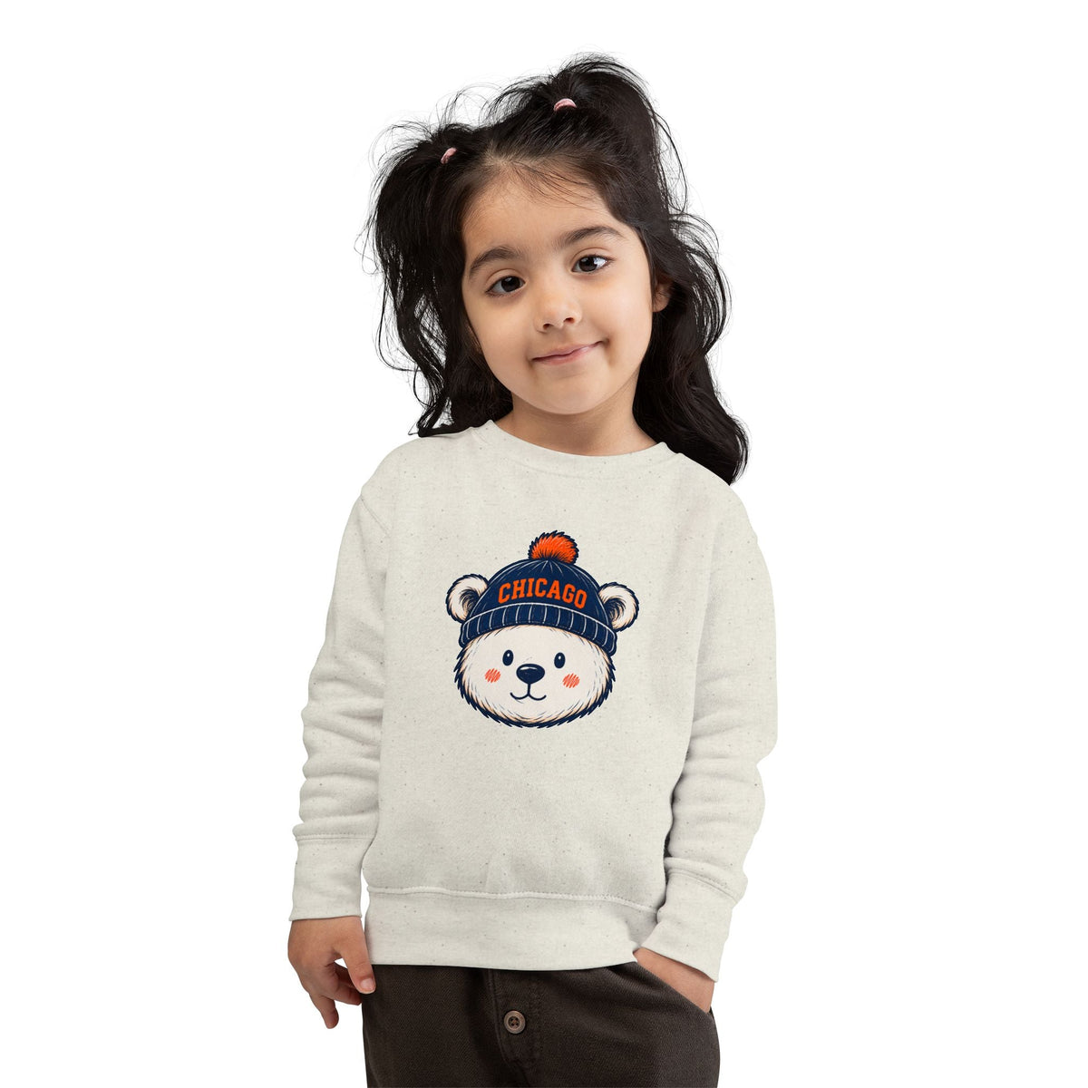 Cozy Bear From Chicago Kids Sweatshirt -  Kids clothes -  No Context Bears