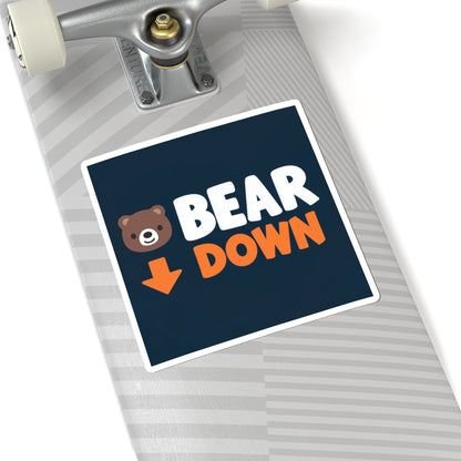 Bear Down Emoji Sticker