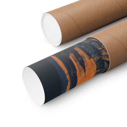 Bear Down Warrior Poster - Chicago Bears Themed Poster