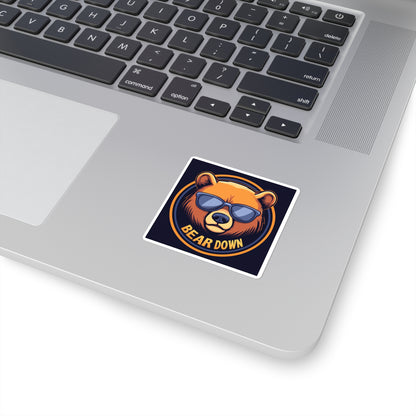 Bear Down Sunglasses Sticker