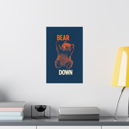 Vintage Cheer Bear Poster