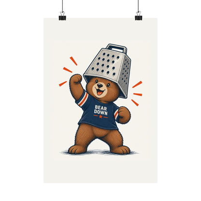 Cheese Grater Bear Poster -  Poster -  No Context Bears