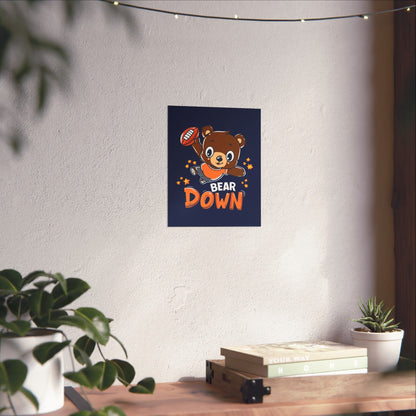 Bear Down Animated Kid's Poster