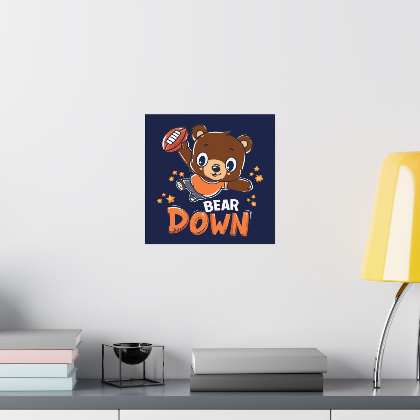 Bear Down Animated Kid's Poster