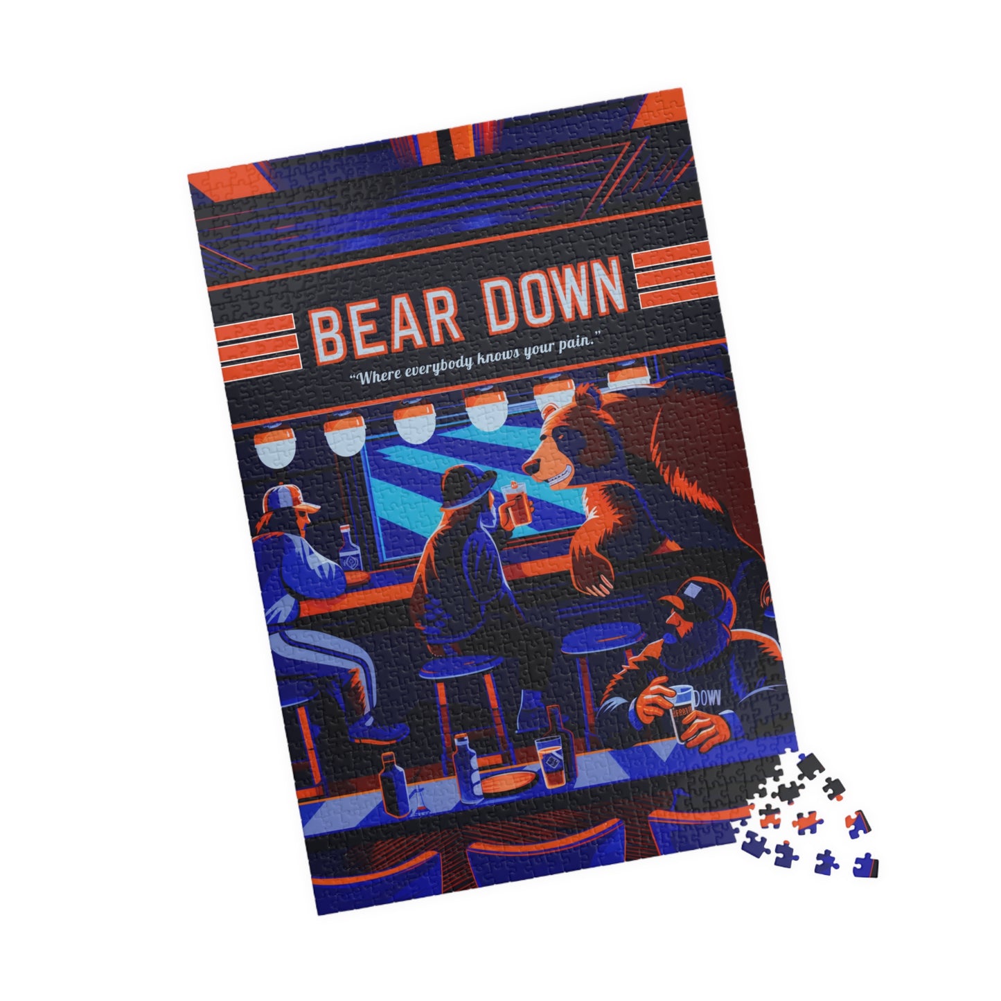 Bear Down Bar Puzzle