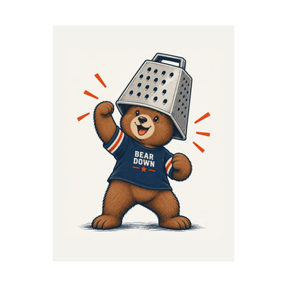 Cheese Grater Bear Poster -  Poster -  No Context Bears