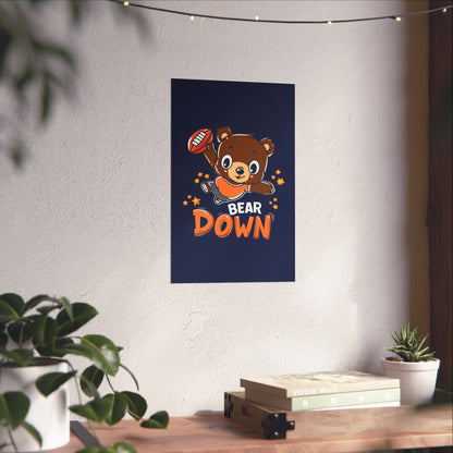 Bear Down Animated Kid's Poster