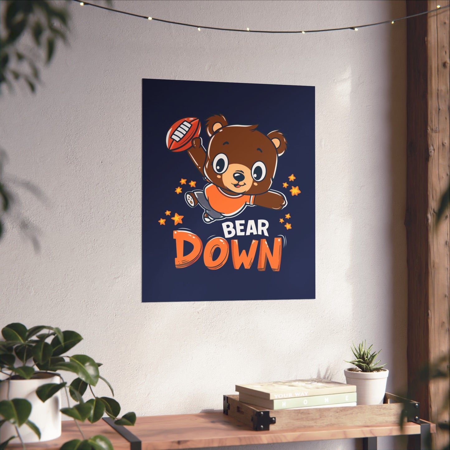 Bear Down Animated Kid's Poster