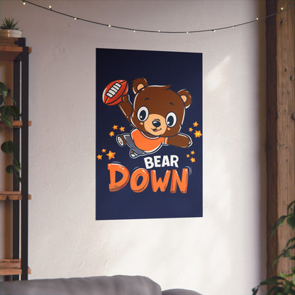 Bear Down Animated Kid's Poster