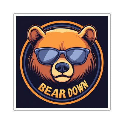 Bear Down Sunglasses Sticker