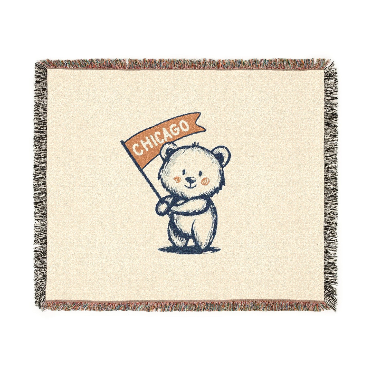 Chicago Bear Blanket Printify