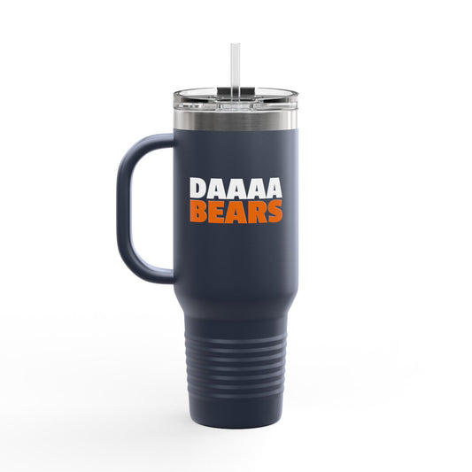 DAAAA BEARS Travel Mug - Chicago Bears Insulated 40 oz Drinkware