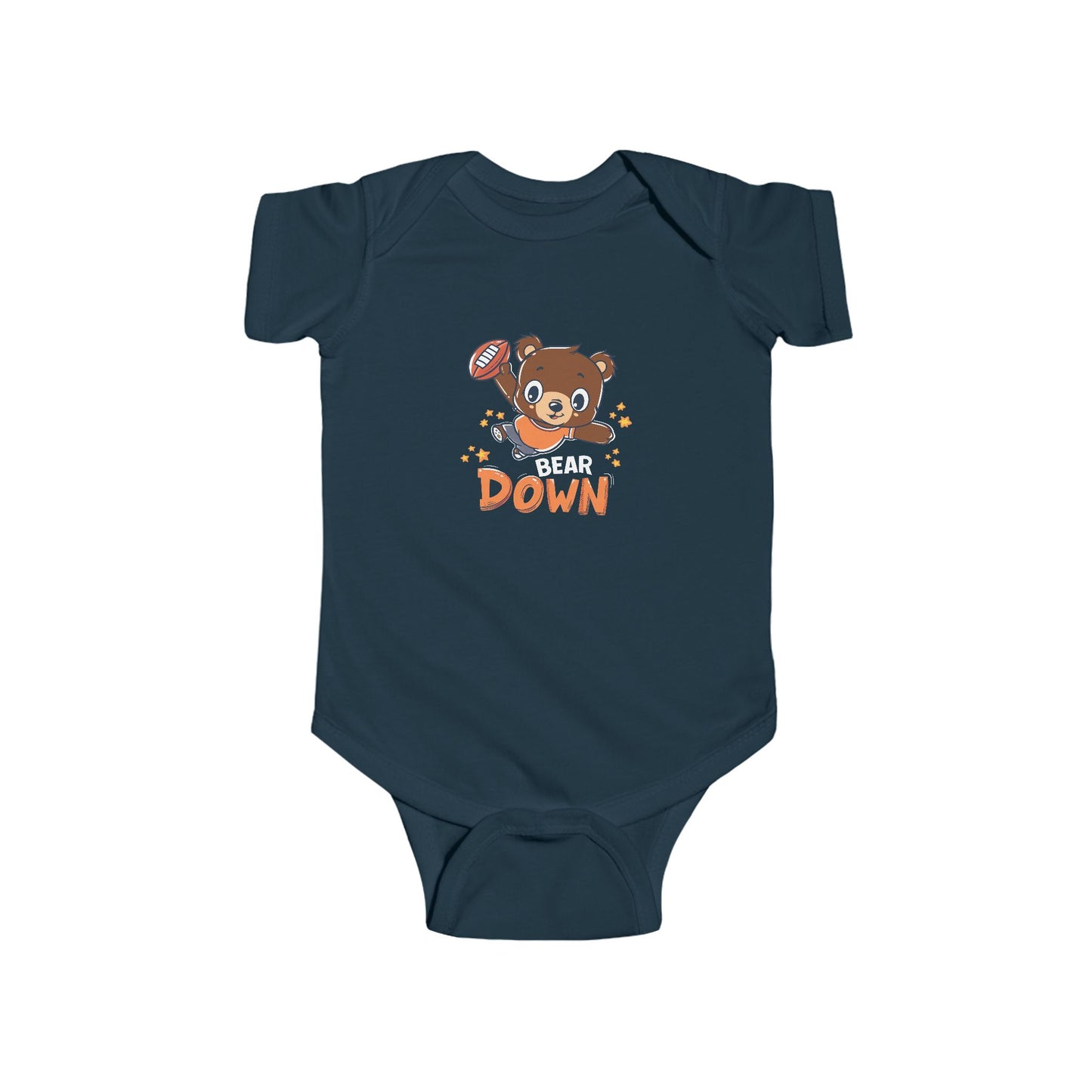 Animated Bear Down Infant Bodysuit