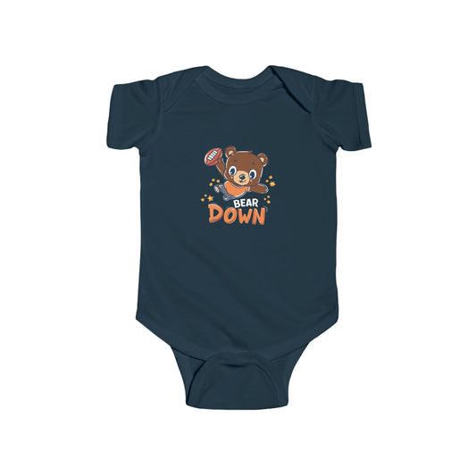 Animated Bear Down Infant Bodysuit