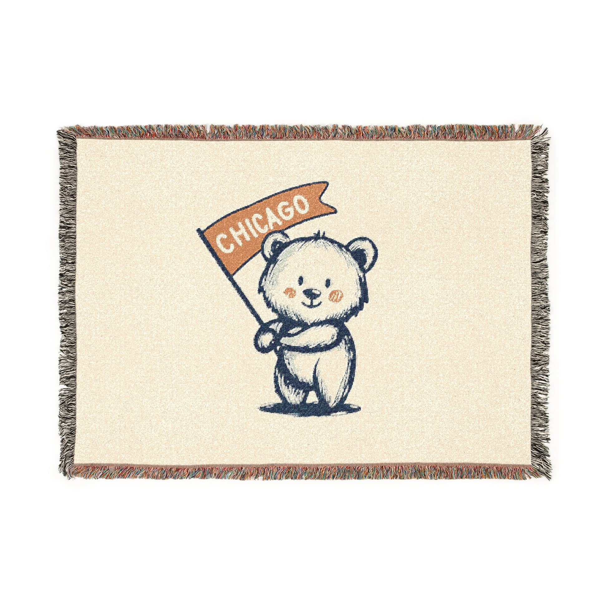 Chicago Bear Blanket Printify