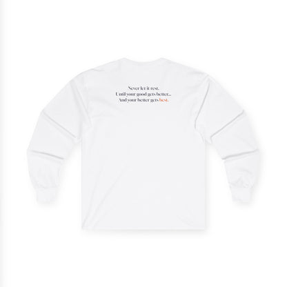 Good Better Best Long Sleeve Tee Printify