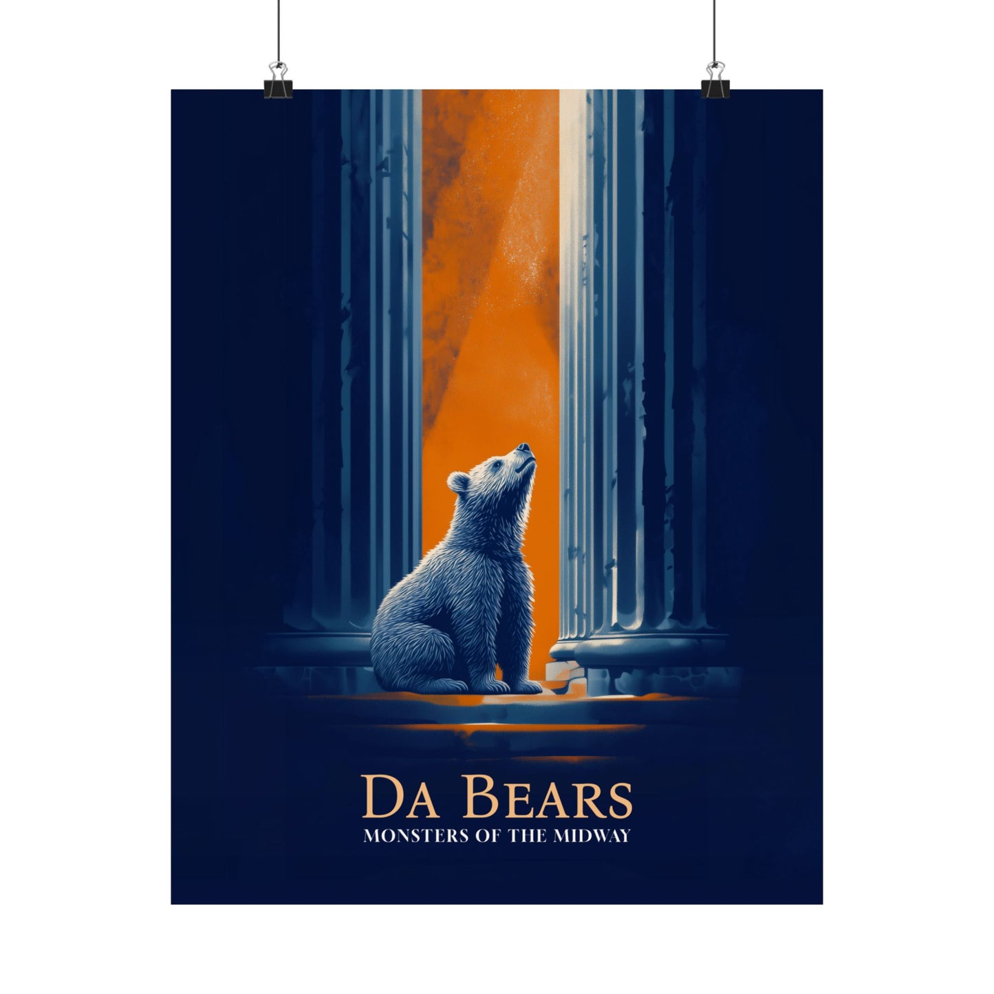 Da Bears Cinematic Poster